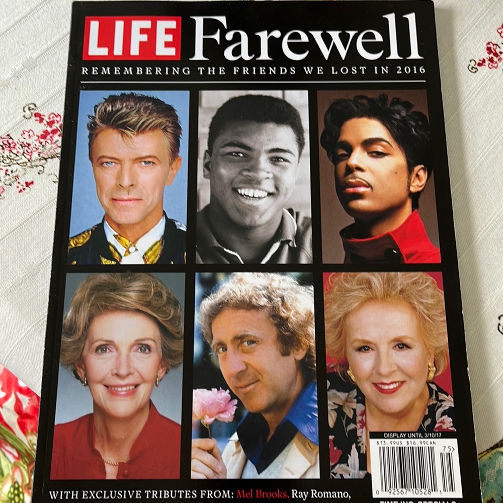 LIFE Farewell Remembering The Friends We Lost in 2016